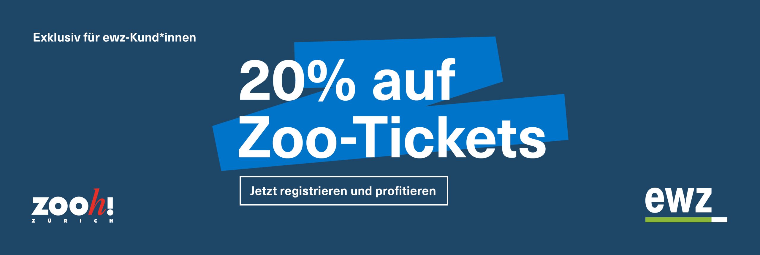 Zoo-Vergünstigung für ewz-Kund*innen